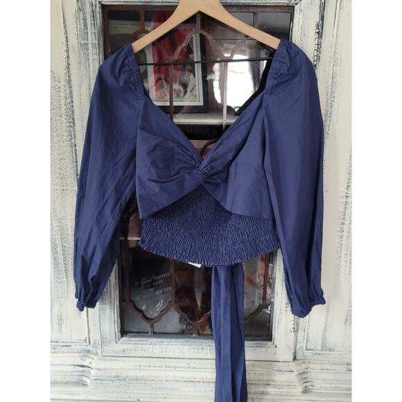 NEW Anthropologie Sunday In Brooklyn Back Bow-Tie Blouse - Small - Picture 9 of 9